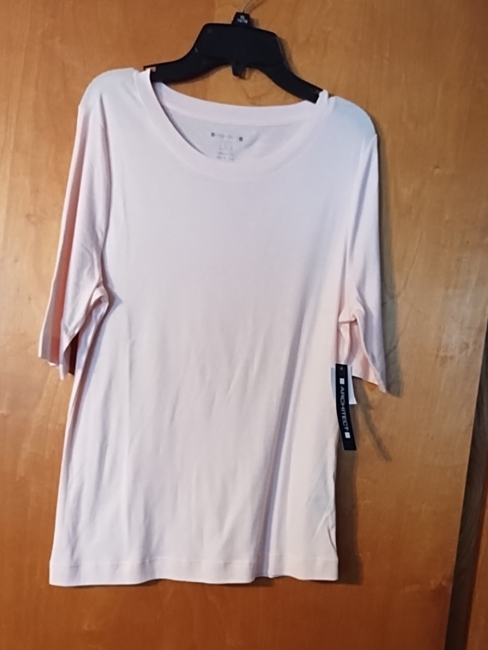Architect Light Pink Short Sleeve Crew Neck Tee